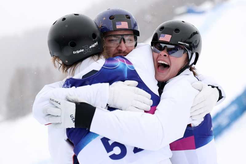 Team USA wins record 11th Winter Olympic gold with mixed aerials repeat